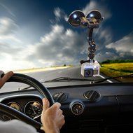 Smatree Double Suction Cup Mount with Greater Suction Power for GoPro Hero 5/4/3+/3/2/1/Session / for Compact... N5