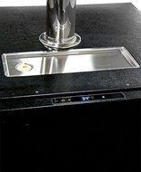 Marvel Built-In Kegerator Keg Dispenser - X-CLUSIVE Premium 2-Tap Direct Draw Kit - Black/Stainless N18