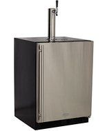 Marvel Built-In Kegerator Keg Dispenser - X-CLUSIVE Premium 2-Tap Direct Draw Kit - Black/Stainless N19