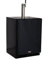 Marvel Built-In Kegerator Keg Dispenser - X-CLUSIVE Premium 2-Tap Direct Draw Kit - Black/Stainless N20
