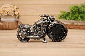 New Arrival Plastic Motorcycle alarm clock Birthday present fashion cute boutique Novelty Gadget
