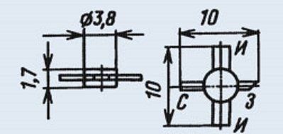 Transistor silicon military KP312B (2P312B) analogue 2N4416 USSR 2 pcs N2