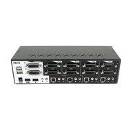 Linkskey 2-Port Dual Monitor DVI/DVI USB KVM + 7.1 Surround/Microphone/USB with Cables (LDV-DM702AUSK) N37