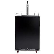EdgeStar Full Size Built-In Black Stainless Steel Kegerator N3