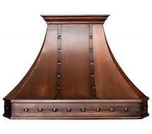 Classic- Copper Range Hood 48" x 22" x 30" by CopperSmith N3