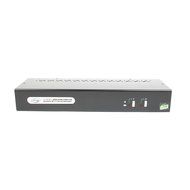 Linkskey 2-Port Dual Monitor DVI/DVI USB KVM + 7.1 Surround/Microphone/USB with Cables (LDV-DM702AUSK) N42
