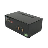 Linkskey 2-Port Dual Monitor DVI/DVI USB KVM + 7.1 Surround/Microphone/USB with Cables (LDV-DM702AUSK) N48