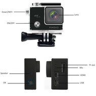 4K WIFI Sport Action Camera,PINGKO 2.0 Inch LCD Screen 12MP 1080P HD 170 Degree Wide Angle Lens Sony Sensor Gyro... N9