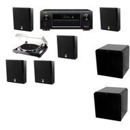 M&amp;K Sound MP150II Wall Speaker 5.2 Thorens TD-240-2 HRS12 Denon AVR-X5200W