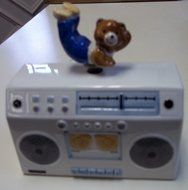 Boombox Bear Music Box
