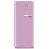 Smeg FAB28UPKL1 24" 50s Retro Style Top-Freezer Refrigerator with 9.22 Cu. Ft. Capacity Ice Compartment Interior...