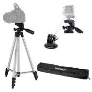 Neewer 53&quot;/135cm Camera Tripod with Universal Tripod Mount Adapter for Gopro Hero1/2/3/3+/4/4Session, Canon Nikon...