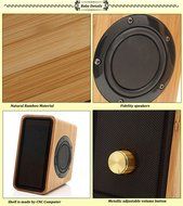 Sengu SG-S131 Hi-fi Bamboo Speaker With USB Powered N23