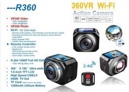 Sport Camera, TONSEE R360 190 Degree WiFi Action Sport Camera Full HD 1.5 Screen+Remote Control N3