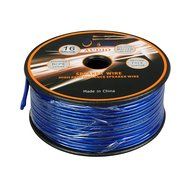 Aurum Cables 12 Gauge Dual Color Transparent PVC Speaker Zip Wire l Green and Regular Transparent I w/ ft markings... N13