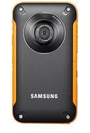 Samsung HMX-W300 Waterproof Pocket HD Digital Video Camcorder, Orange/Black - Manufacturer Refurbished N2