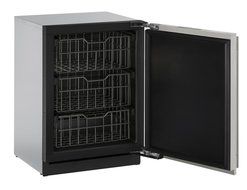 U-Line U3024FZRS00A Built-in Freezer, 4.5 cu. ft., Stainless Steel N3