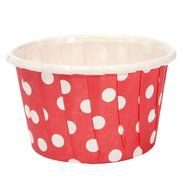 SODIAL(R) 20pcs Paper Cupcake Wrapper Liner Paper Cake Muffin Case Dessert Baking Cups Red N3