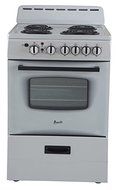 Deluxe See-Thru Glass Oven Door, 24" Electric Range, 60-minute Timer , Stainless Steel