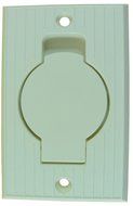 Vacuum Parts &amp; Accessories ALMOND Standard Central Vacuum Wall Valve Inlet - Built-in Central Vac Inlet