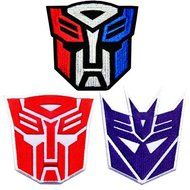 3 Transformers Autobot Decepticon Team Hero Lot Movie Iron on Patch N2