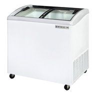 Beverage-Air NC34-1-W Curved Lid Display Freezer/Novelty Case in White 5.7 Cu.