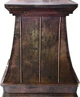 Copper Exhaust Oven Hood (light, 60")