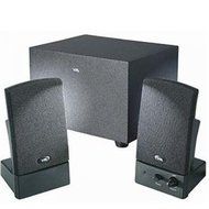 CYBER ACOUSTICS Speaker System - 8.5 W RMS - Black / CA-3001WB /