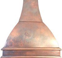 Copper Oven Range Hood (dark, 36")
