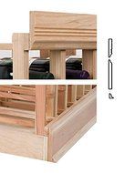 4 ft. Molding w 5.25 OG Base &amp; Crown (Rustic Pine - Unstained)