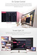 LG 38UC99 38&quot; Class 21:9 UltraWide WQHD+ (3840x1600) IPS Curved LED Monitor ,USB C &amp; 3.0 1ms...