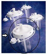 Allied Healthcare Products - 1500 M Ldisposable Collection Canister With Stem Inlet, Each