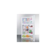 Summit FF1386W 24" Energy Star Top Freezer Refrigerator with 11.5 cu. ft. Capacity Frost-Free Operation Adjustable... N4