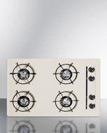 SNL05P 30" wide cooktop in bisque, with four burners and battery start ignition; replaces STL05P