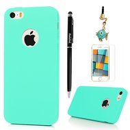 iPhone SE Case,iPhone 5S Case,iPhone 5 Case - Candy Color Series Slim Fit Shock-absorption Drop Protection Soft... N55