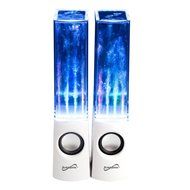 White Supersonic SC-1122 Portable Speakers Dancing Water &amp; LED Lights