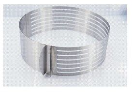 Chris&#039;s Home Retractable Stainless Steel Circle Mousse Ring Baking Tool Set Cake Mould Mold Size Adjustable 24... N2