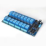 Docooler 12V Active Low 16 Channel Relay Module Board for Arduino PIC AVR MCU DSP ARM N2