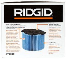 Ridgid VF3500 3-Layer Filter for WD4050 N7