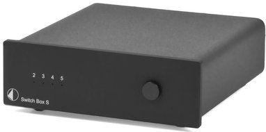 Pro-Ject Audio - Switch Box S - Input expansion for amplifiers/preamplifiers - Black