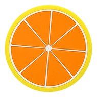 Colorful Cute Silicone Fruits Coaster Novelty Cup Cushion Holder Home Dining Room Decor Drink Placement Mat N3