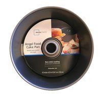 Mainstays Non-Stick Angel Food Cake Pan 9.5&quot; x 4.25&quot; High Quality Carbon Steel (1)
