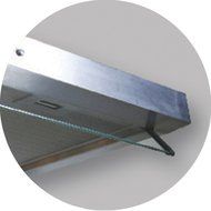 Yosemite Home Decor BWRS30B Builder Series Undercabinet Hood, 30-Inch, Black