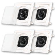 Acoustic Audio CS-I42S-2PR 150 Watt 4" 2-Way Home Theater In-Wall/Ceiling Speakers (2-Pair) N4