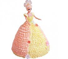 Astra shop 3D Princess Dress Cake Mold Cake Pan Fondant Mould, 7.5 x 5.5 Inch N3