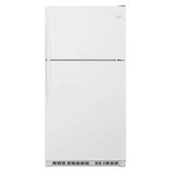Whirlpool 33 in. W 20.5 cu. ft. Top Freezer Refrigerator in White
