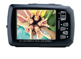 Wudoli WUD-WC01P Dual Full-Color LCD Displays Underwater Shockproof Digital Camera &amp; Video Camera, Purple N2