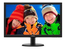 Philips 243V5LSB/00 V-Line 23.6&#039;&#039; 1080p Full HD LED-Backlit LCD Monitor, Black N2
