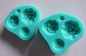 Brand new Mini 3D Silicone Resin Roses Chocolate Mould Cake Decoration Candy Soap Mold Baking Tool Craft Fondant... N3