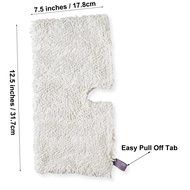 Fushing 6Pcs Household Microfiber Replacement Cleaning Pads for Shark Steam Pocket Mops S3500 series S3601 S3550... N3
